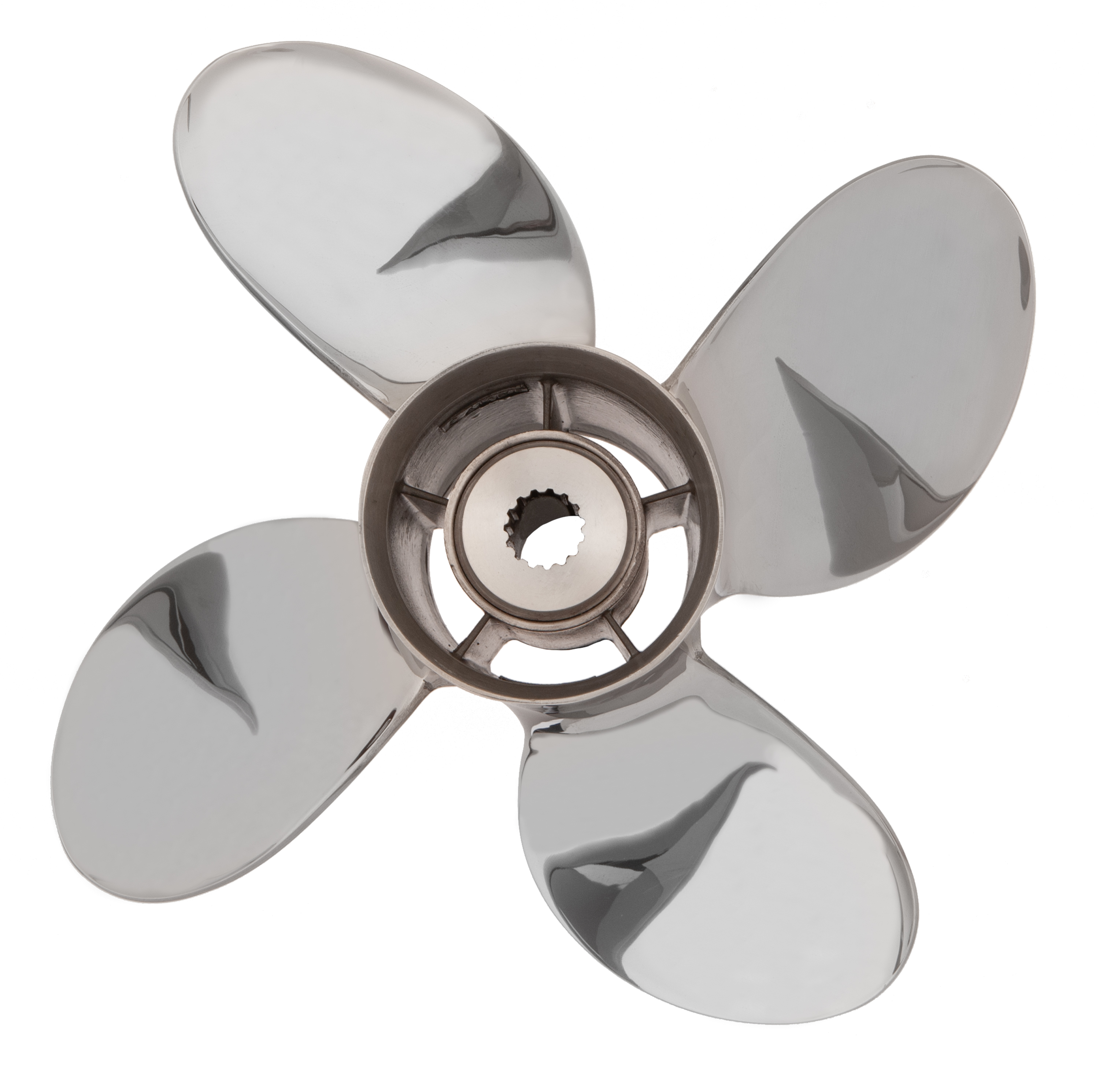 PowerTech PRO 4 Blade Performance Stainless Yamaha Propeller ...