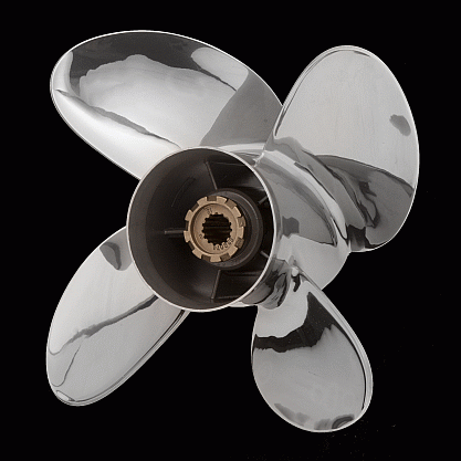 Powertech Ele 4 Blade Performance Stainless Yamaha Propeller Powertech Propellers Powertech Props